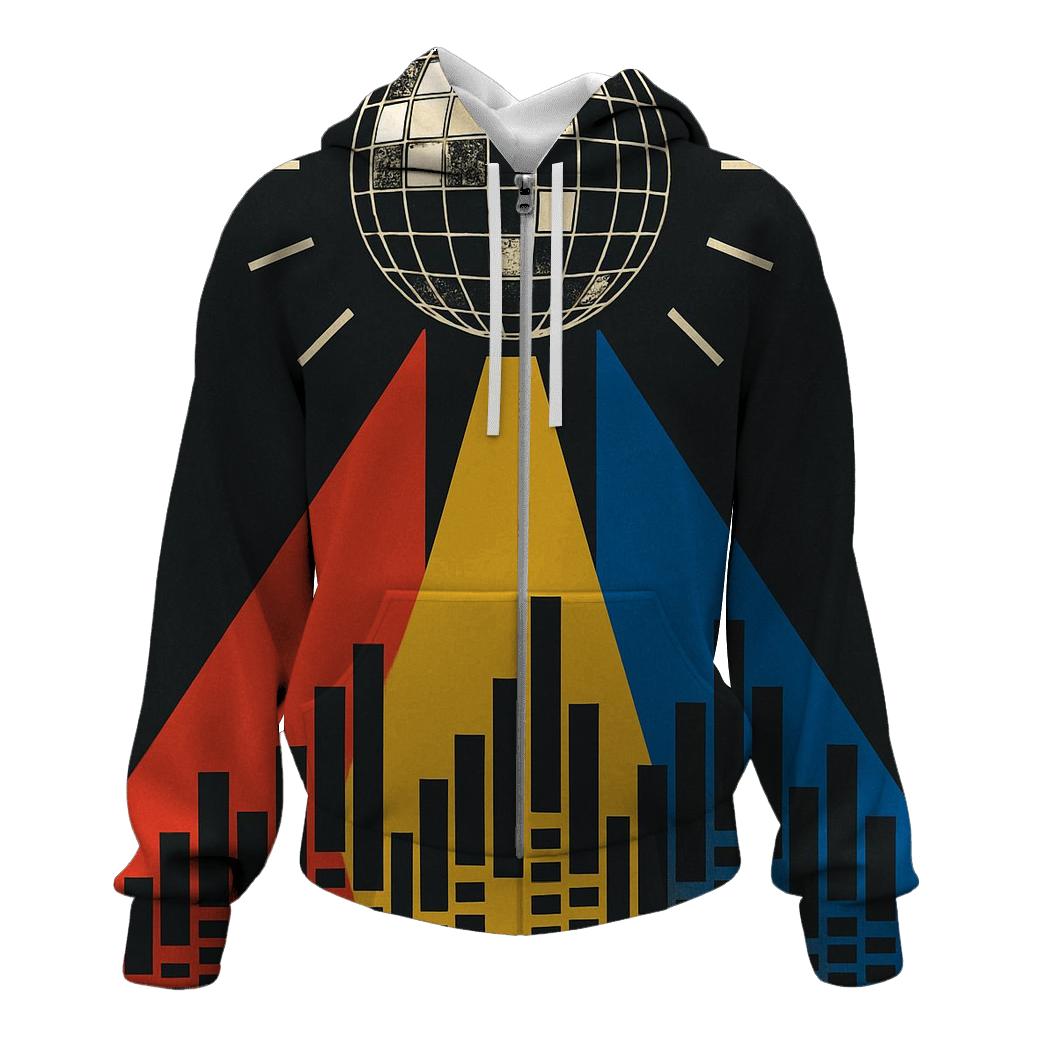 Disco Prism Skyline hoodie designs