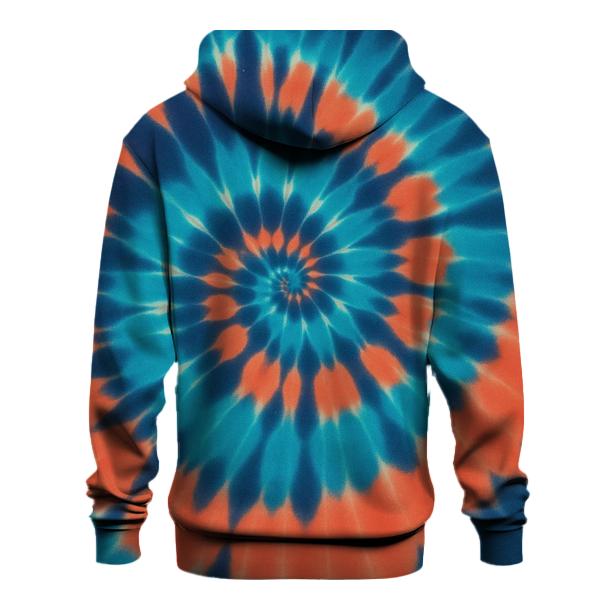 Helix Spiral Overdye Nebula embroidered hoodies