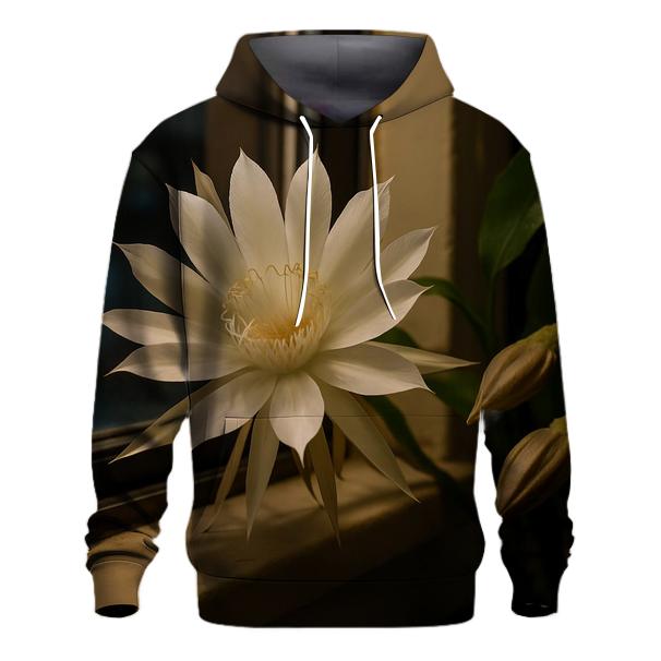 Night Blooming Cereus Window Sill Documentary graphic hoodies