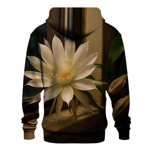Night Blooming Cereus Window Sill Documentary graphic hoodies