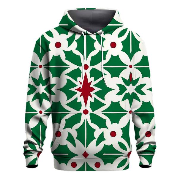 Holly Star Lattice Carol designer hoodies