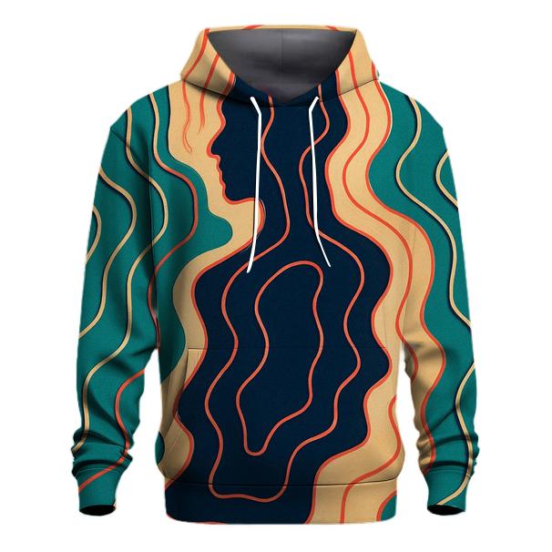 Chromatic Topographic Mirage pullover hoodies