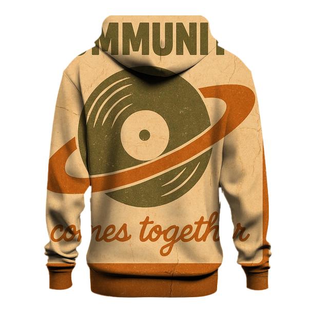 Faded Seventies Vinyl Astronomy Club Poster hoodies fashion