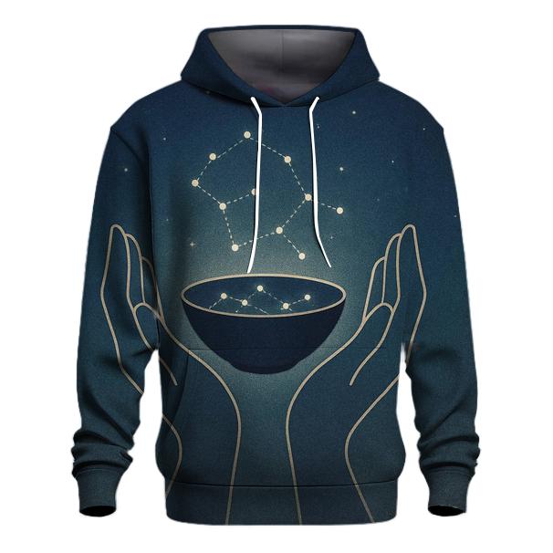 Open Palm Constellation Bowl graphic hoodies