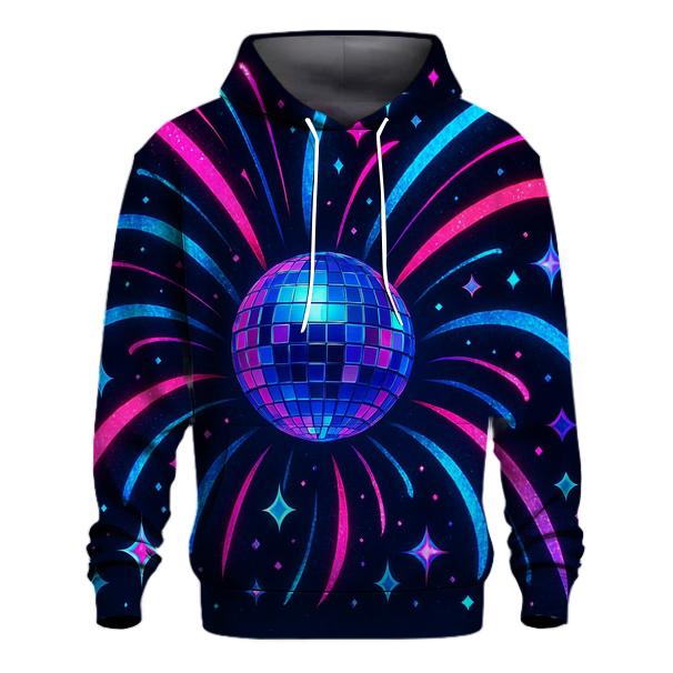 Neon Comet Disco Bloom pullover hoodies