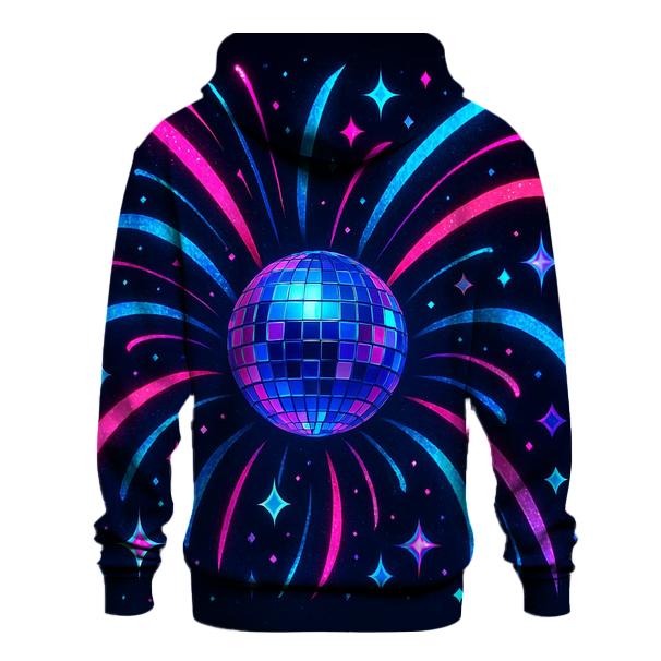 Neon Comet Disco Bloom pullover hoodies