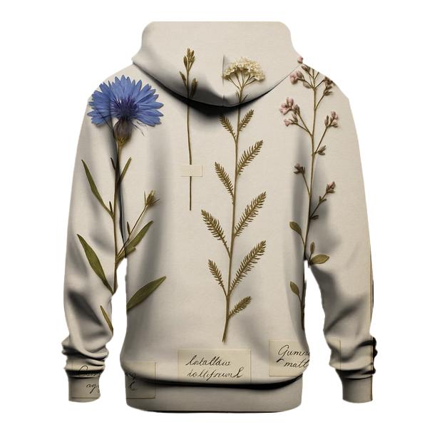 Herbarium Pressed Wildflowers On Archival Paper hoodies fashion