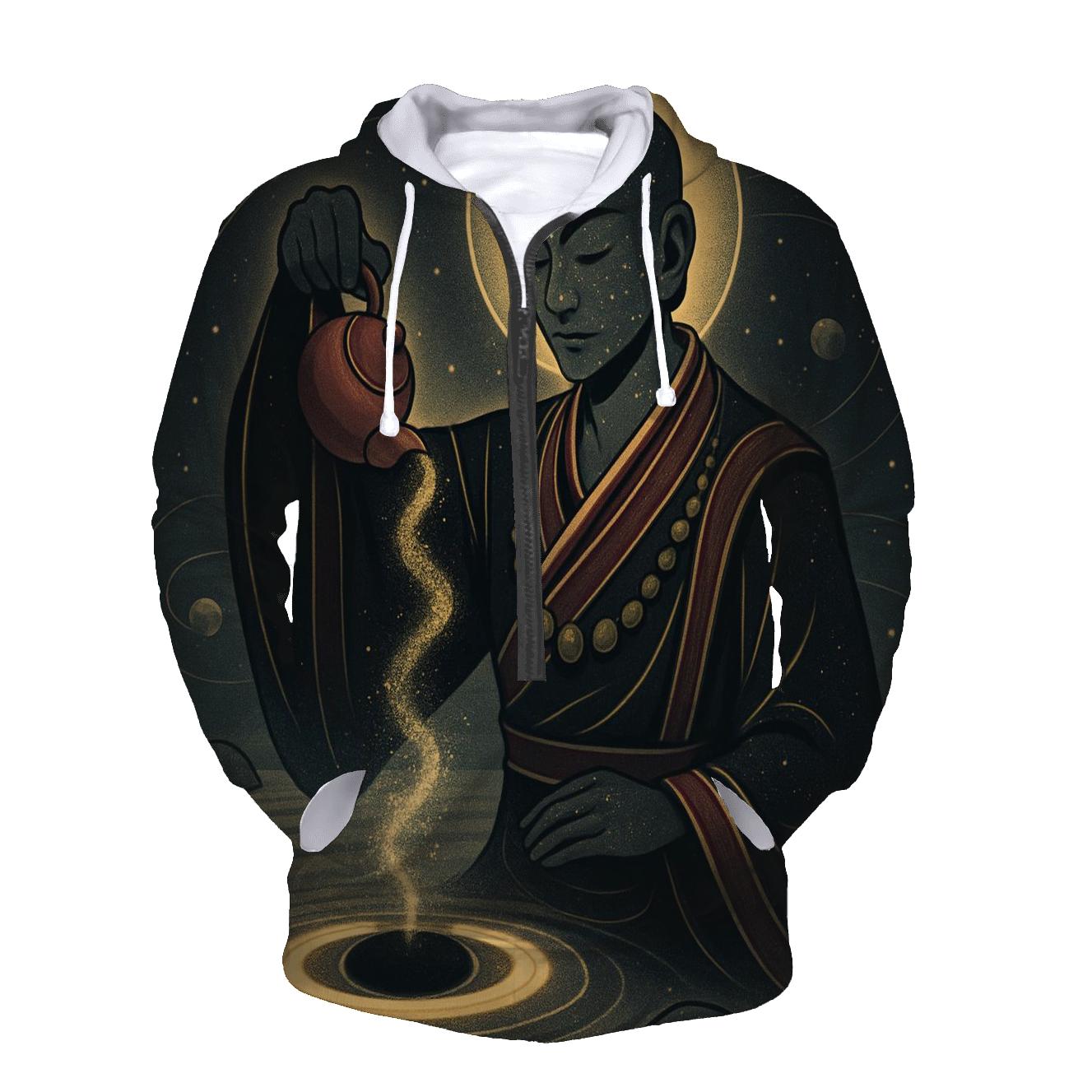 Black Hole Tea Ceremony lightweight hoodies