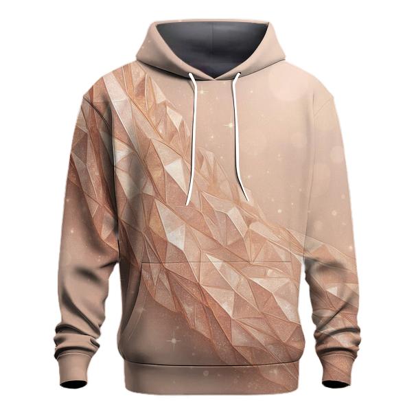 Rose Gold Crystal Veil embroidered hoodies