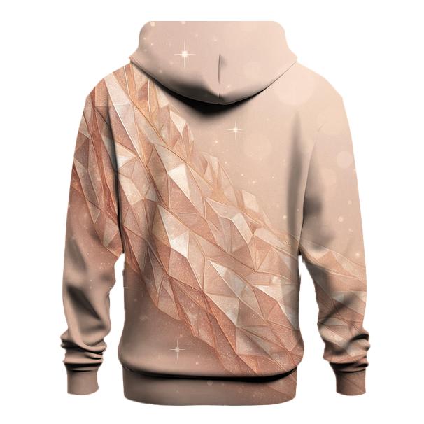 Rose Gold Crystal Veil embroidered hoodies