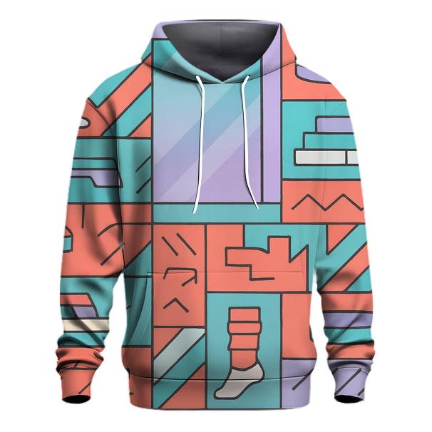 Aerobics Studio Neon Rhythm custom hoodies