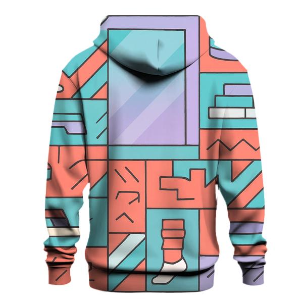 Aerobics Studio Neon Rhythm custom hoodies