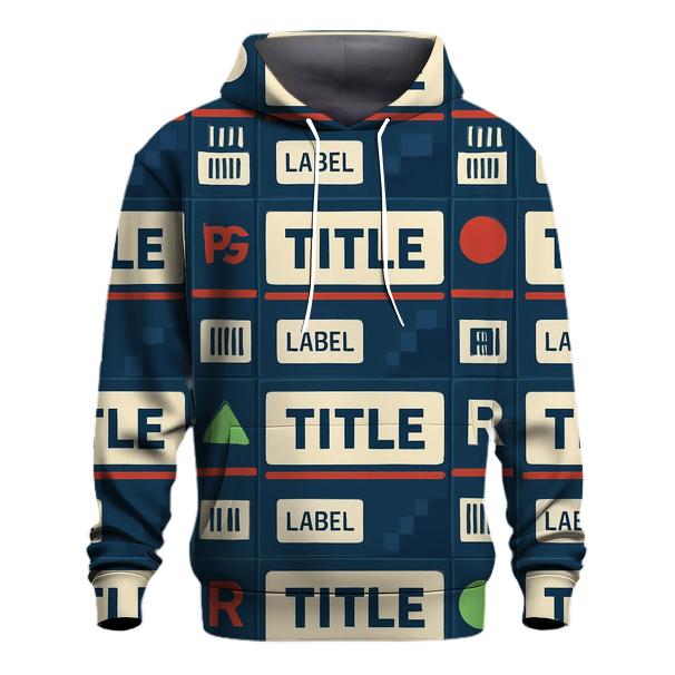 VHS Rental Aisle Label Collage hoodie styles