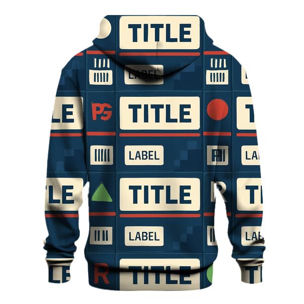 VHS Rental Aisle Label Collage hoodie styles