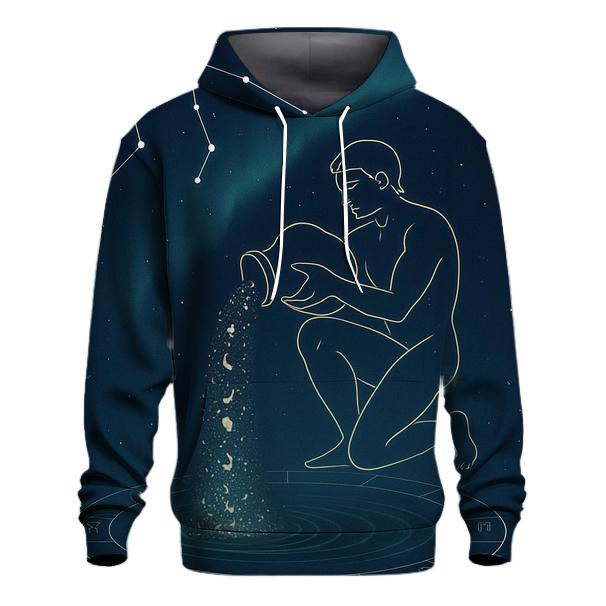 Aquarius Water Bearer Star Pour hoodies fashion