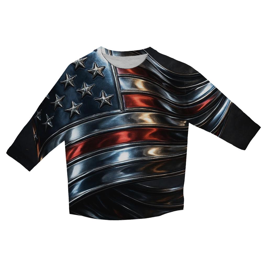 Chrome Fold Liberty Surge custom 3/4 sleeve shirts