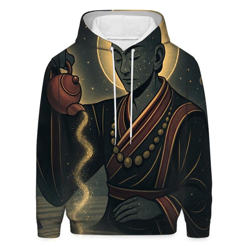 Black Hole Tea Ceremony printed hoodies