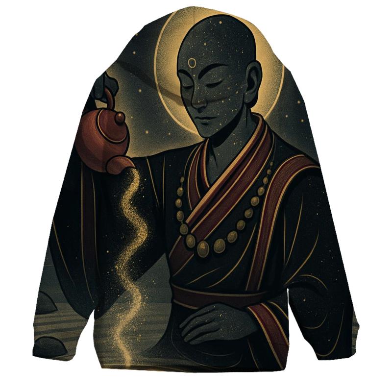 Black Hole Tea Ceremony printed hoodies