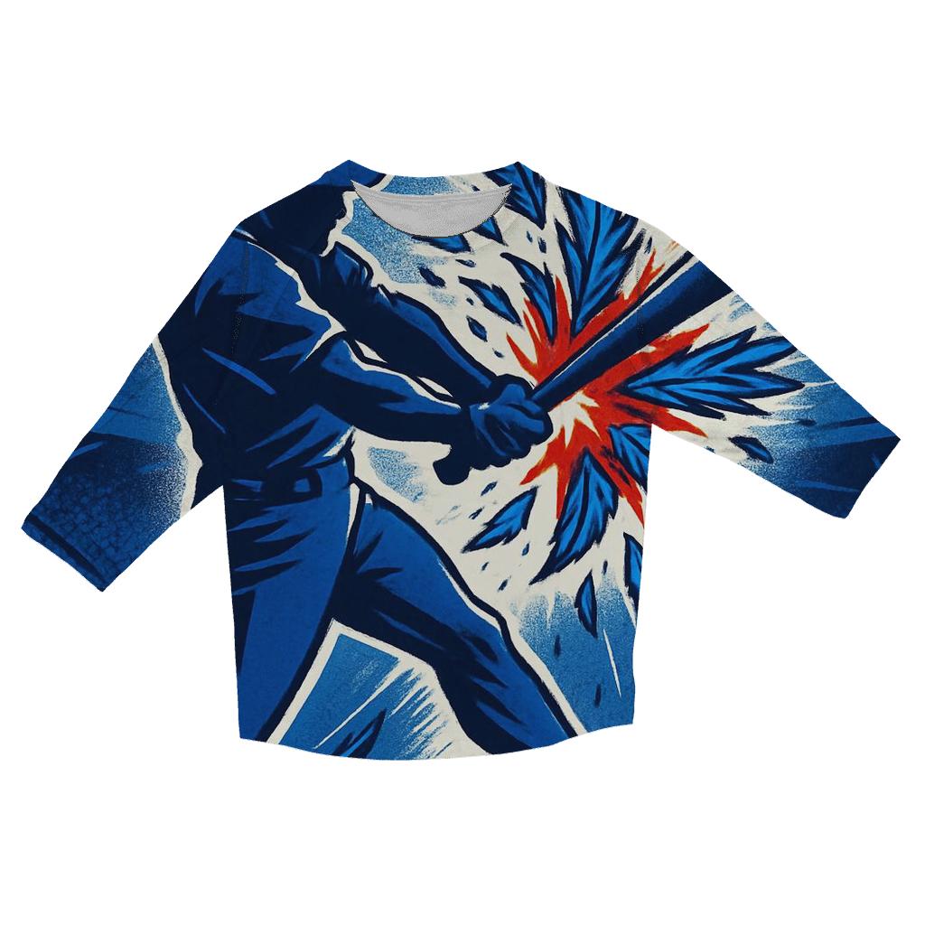 Featherstorm Swing With Blue Jays Power cotton quarter sleeve shirts