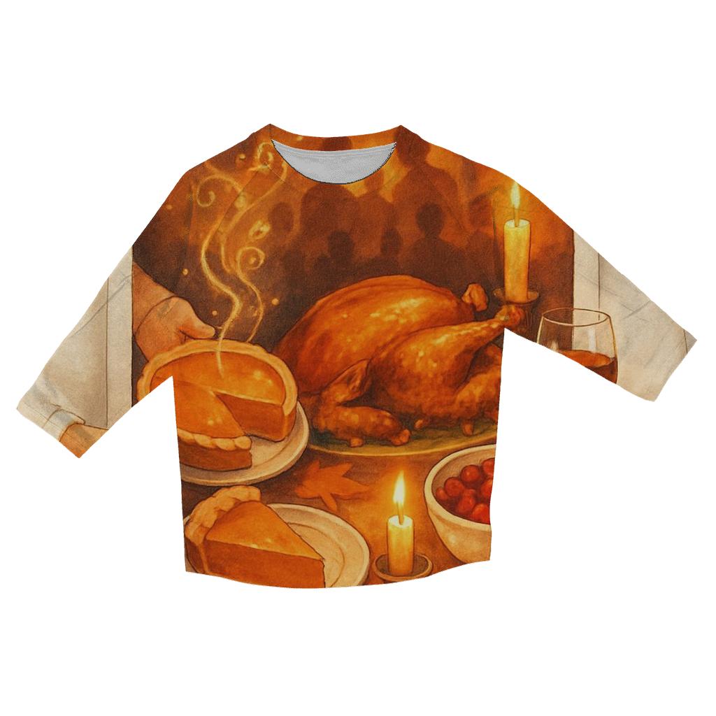 Candlelit Pie Steam Constellations personalized 3/4 sleeve tees