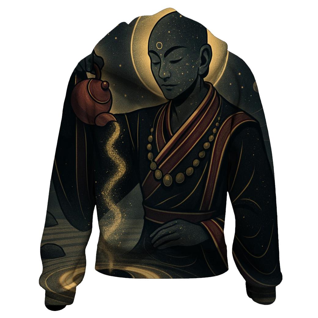 Black Hole Tea Ceremony zip-up hoodies