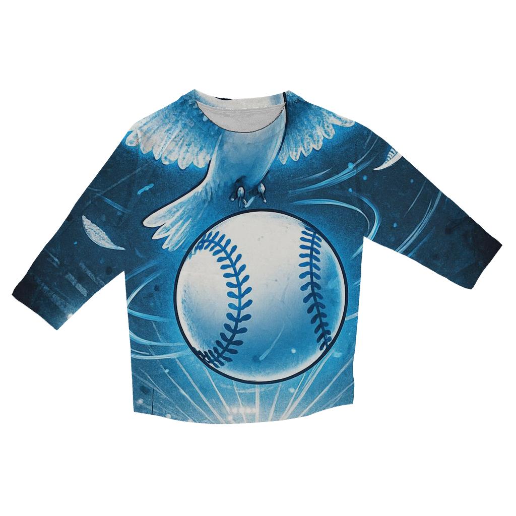 Sky Guardian Dove Over Stadium Lights stylish quarter sleeve tops