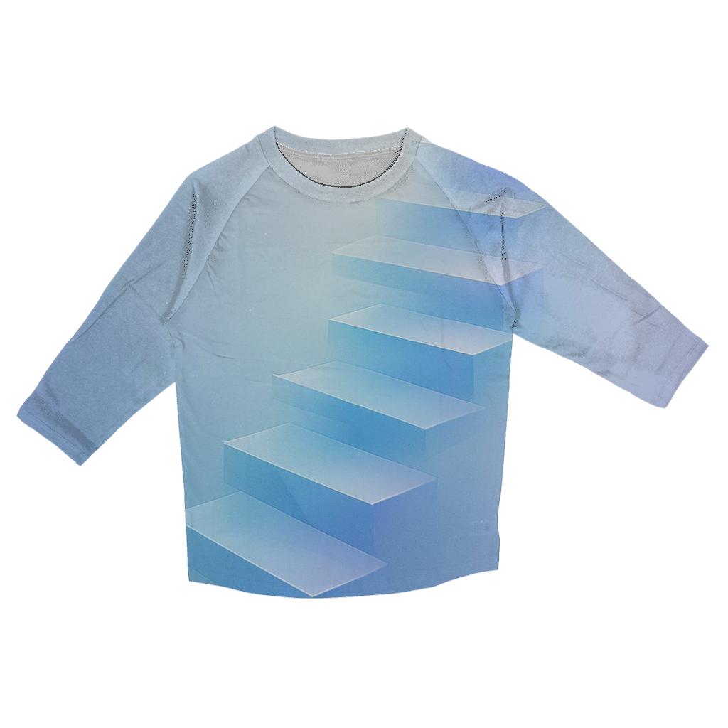 Prismatic Stairway Drift fashion 3/4 sleeve shirts