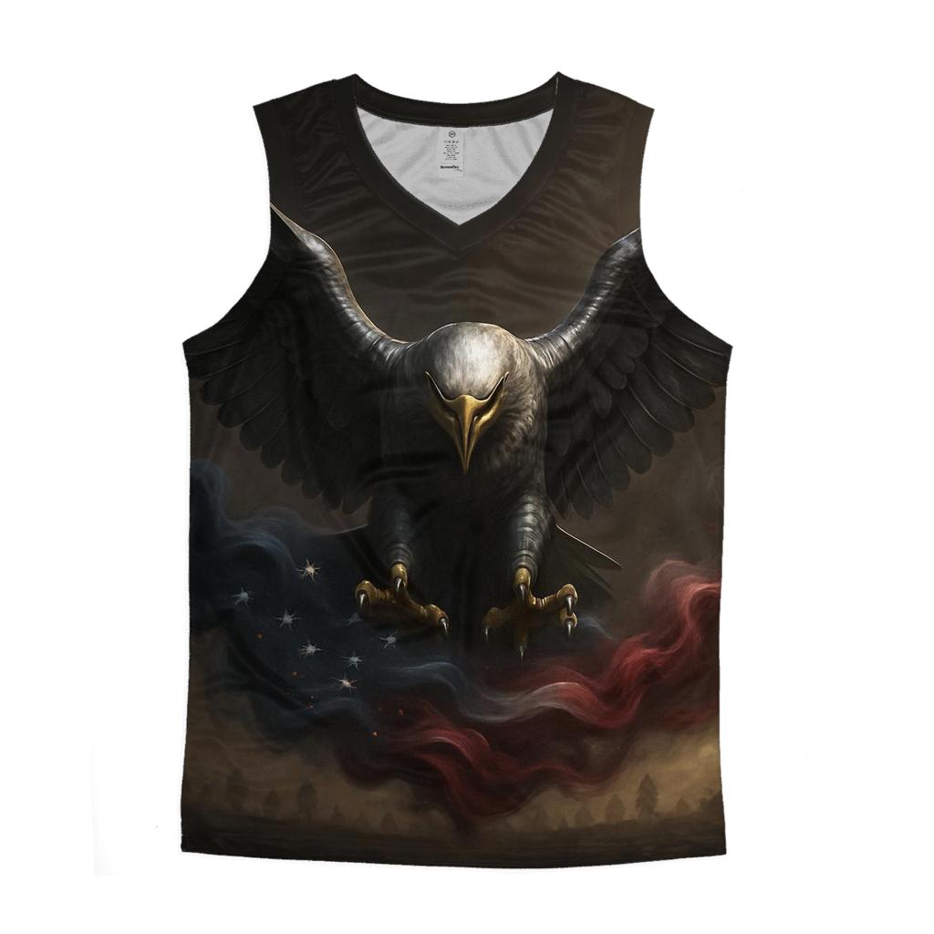 Eagle Of Steel Over The Banner Of Smoke custom tank tops