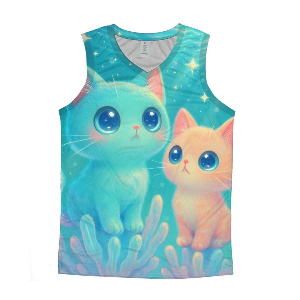 Crystal Reef Starwatch Kittens sports performance tank tops