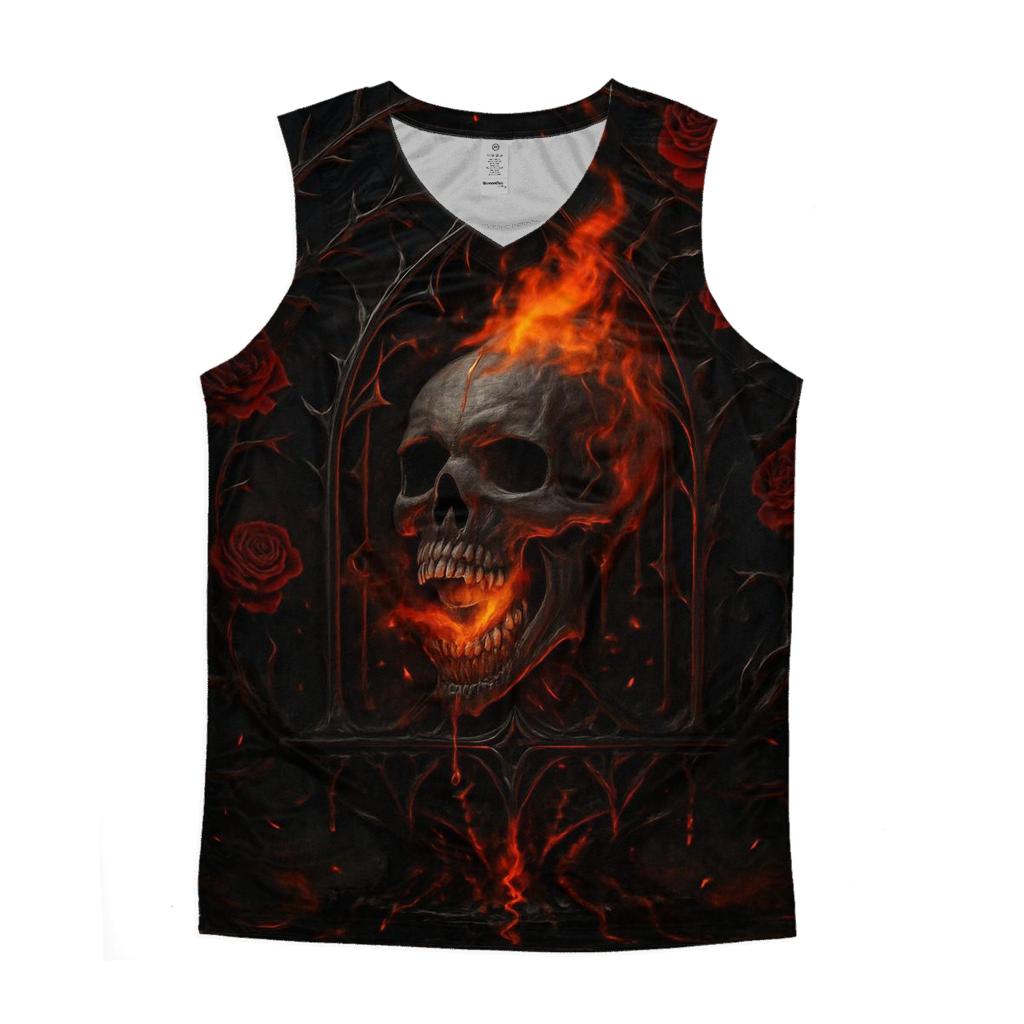 Infernal Bloom Of The Thorned Reliquary designer workout tanks