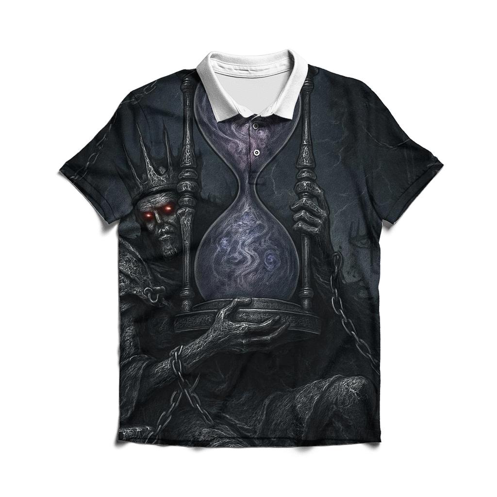 Hourglass Of The Voidbound Choir custom polo shirts