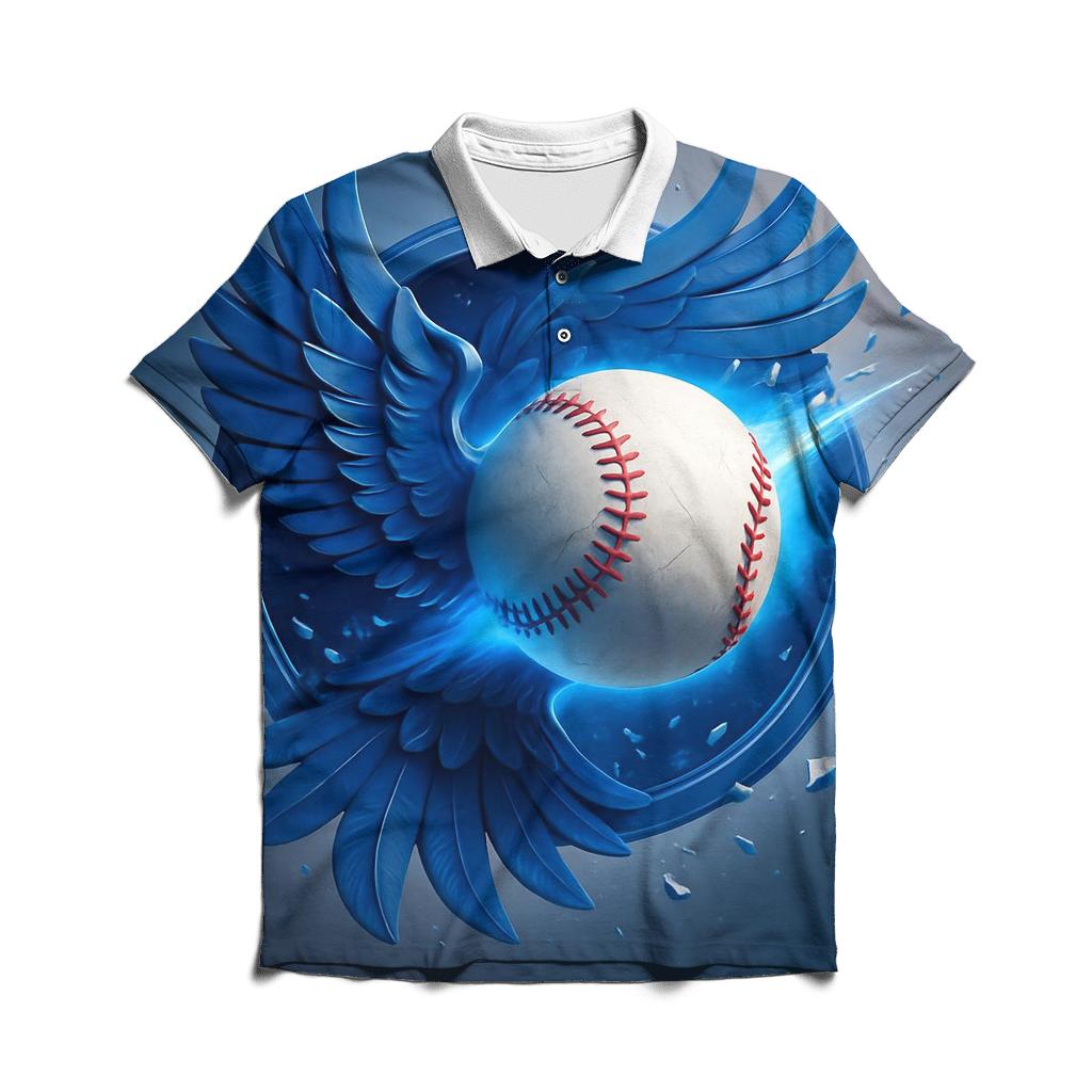 Blue Jays Feather Halo Breakthrough custom polo shirts