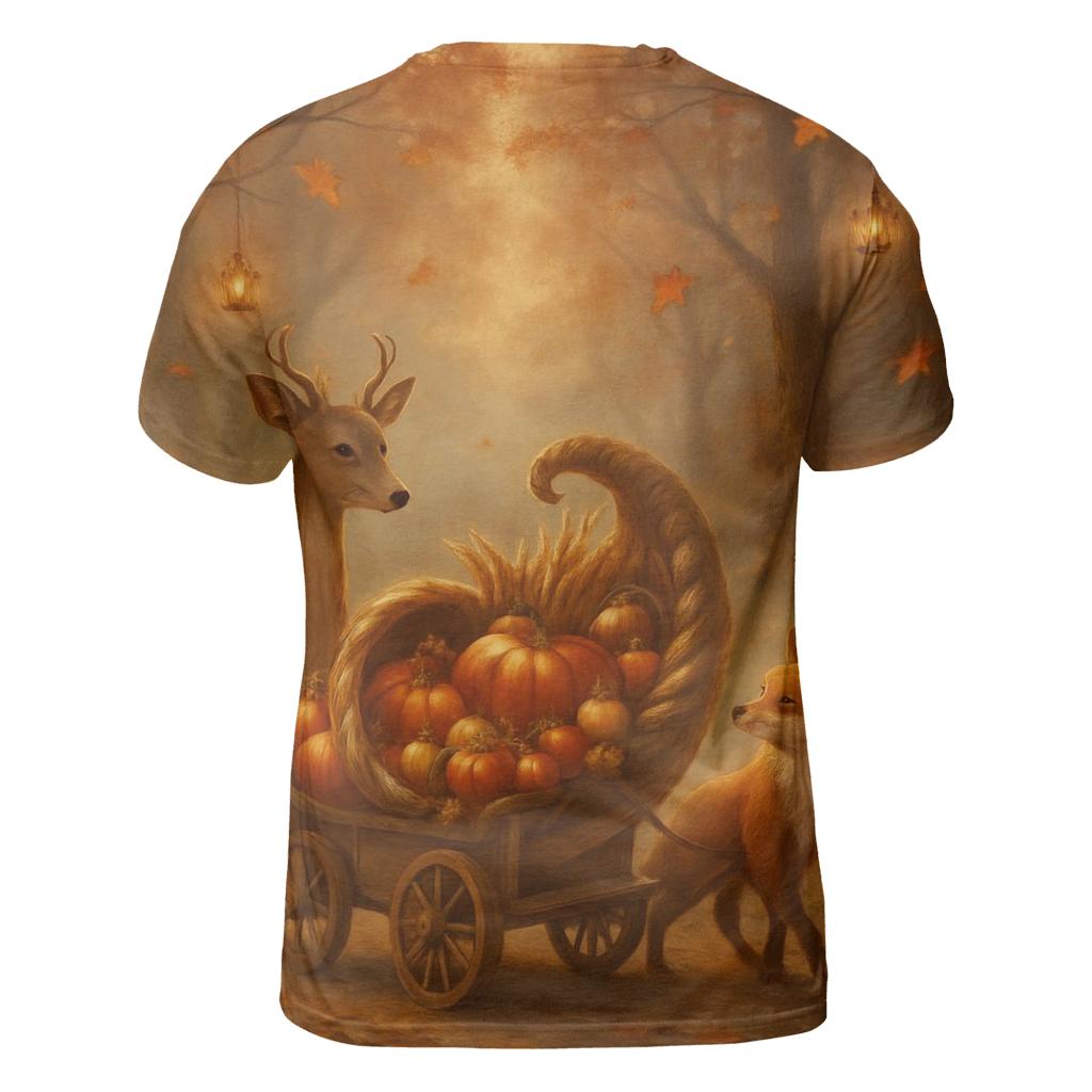 Moonlit Cornucopia Caravan unique graphic print tees