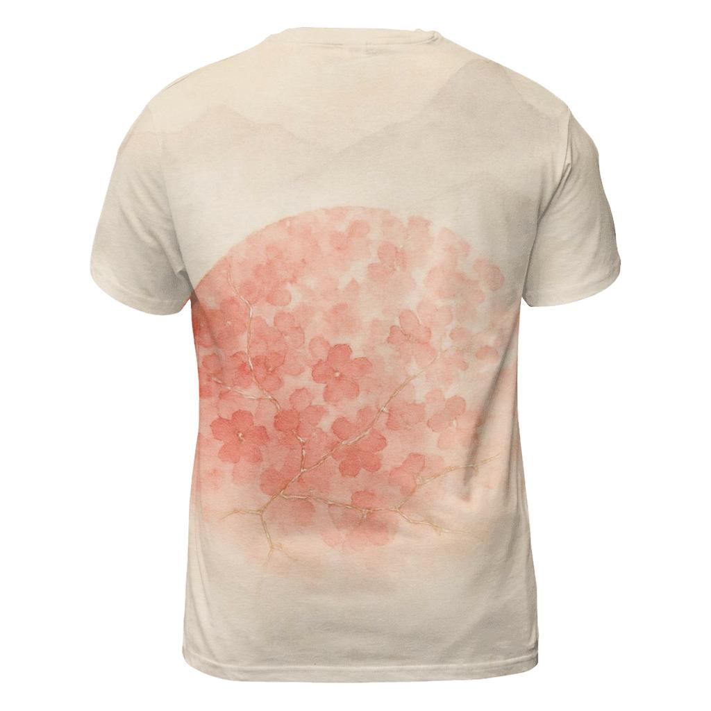 Kintsugi Sakura Flag Of Japan personalized full print shirts