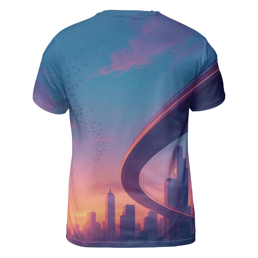 Skybridge Sundown Drift statement graphic shirts