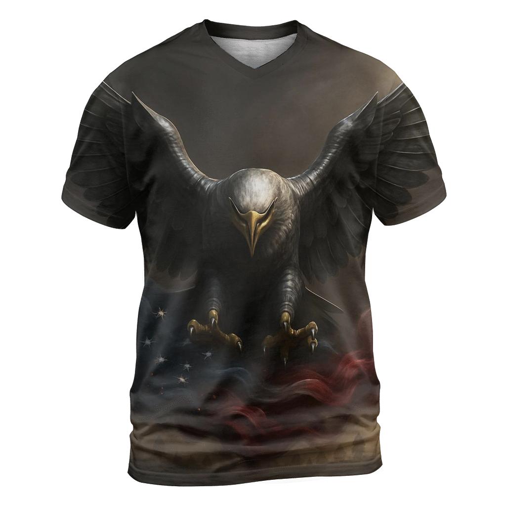 Eagle Of Steel Over The Banner Of Smoke unique graphic print tees