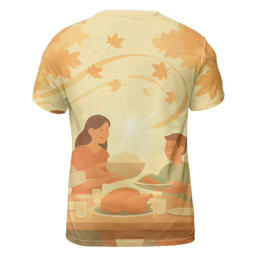 Sunbeam Leaf Dance Around The Farmhouse Table unique graphic print tees