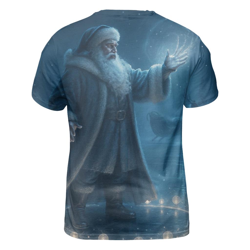Frosted Moonlit Sleigh Summon creative print fashion shirts