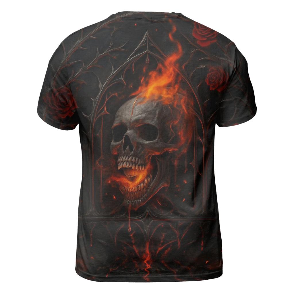 Infernal Bloom Of The Thorned Reliquary artistic all-over print tops