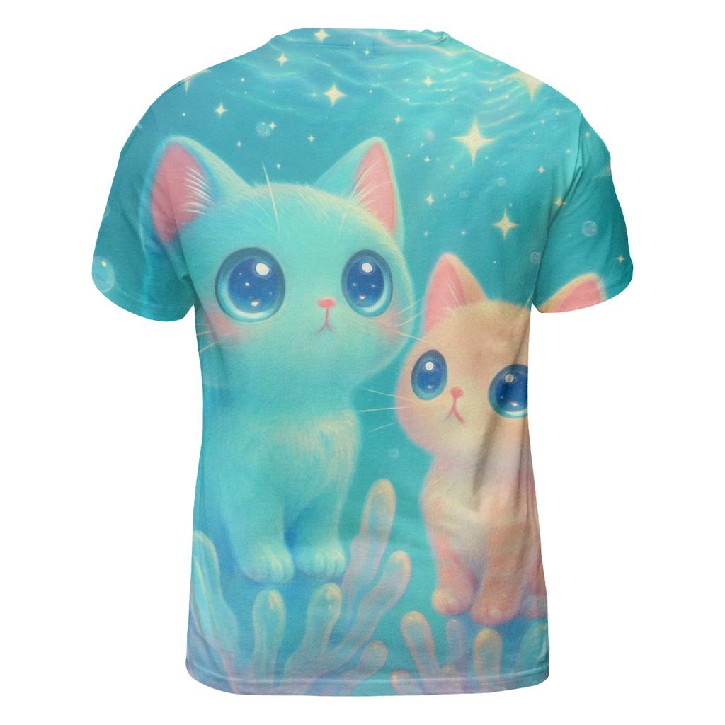 Crystal Reef Starwatch Kittens statement graphic shirts