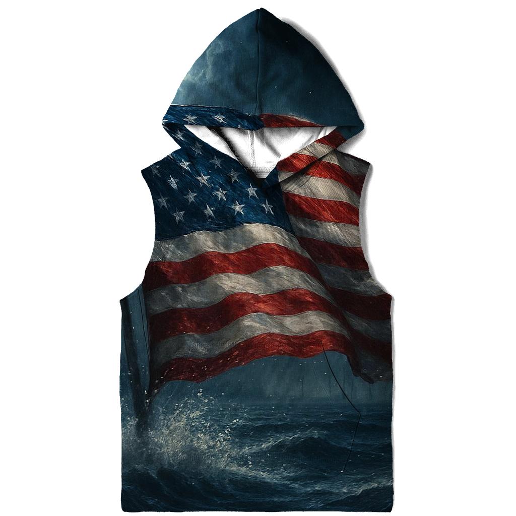 Midnight Harbor Flagstorm premium hoodies