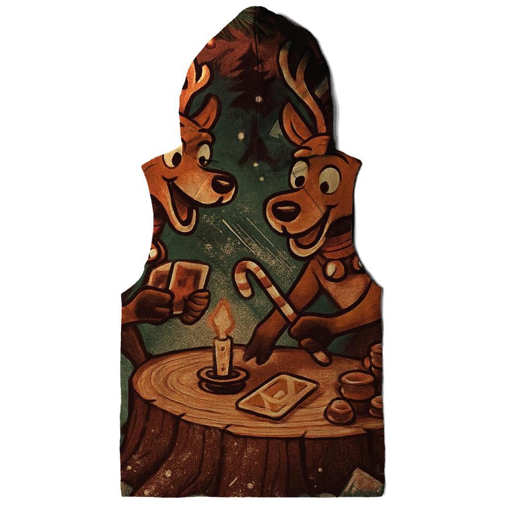 Reindeer Card Shark Cabin Night hoodie styles