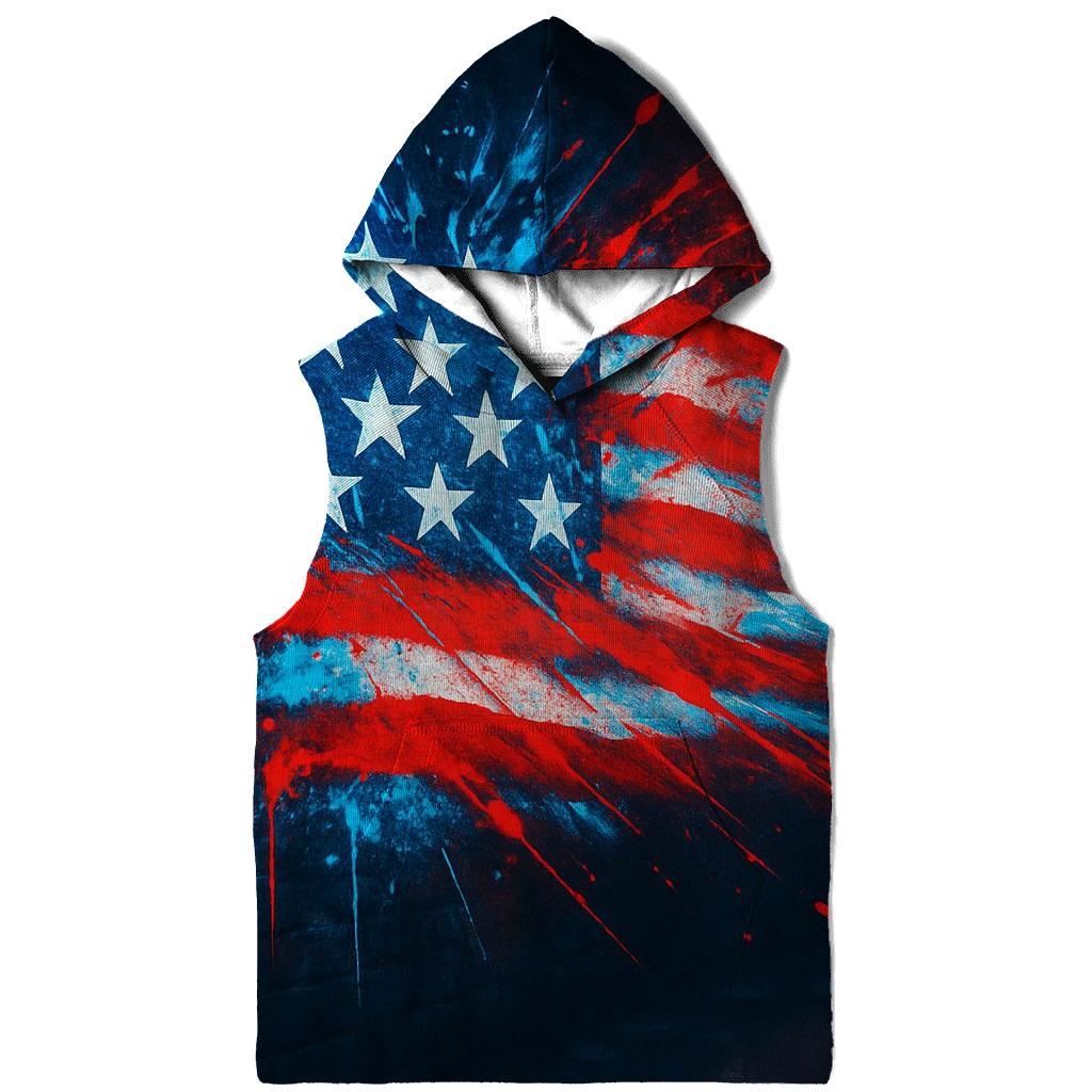 Neon Alley Patriot Burst hoodie styles
