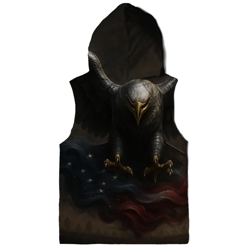 Eagle Of Steel Over The Banner Of Smoke printed hoodies