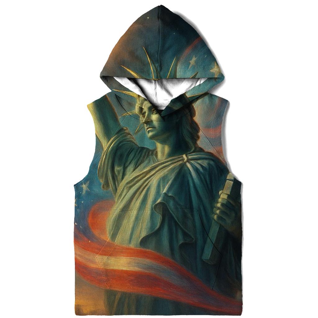 Liberty Torch Aurora Wrap premium hoodies