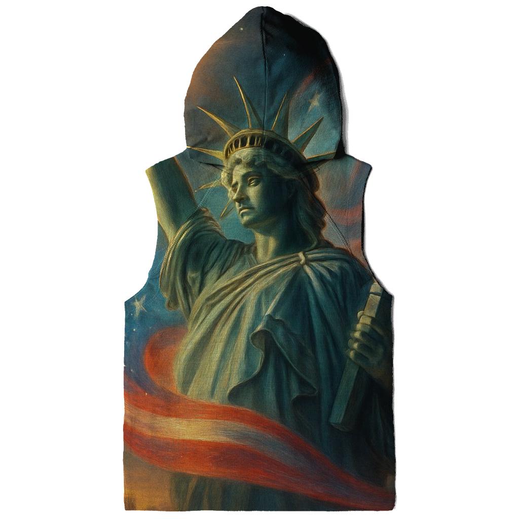 Liberty Torch Aurora Wrap premium hoodies