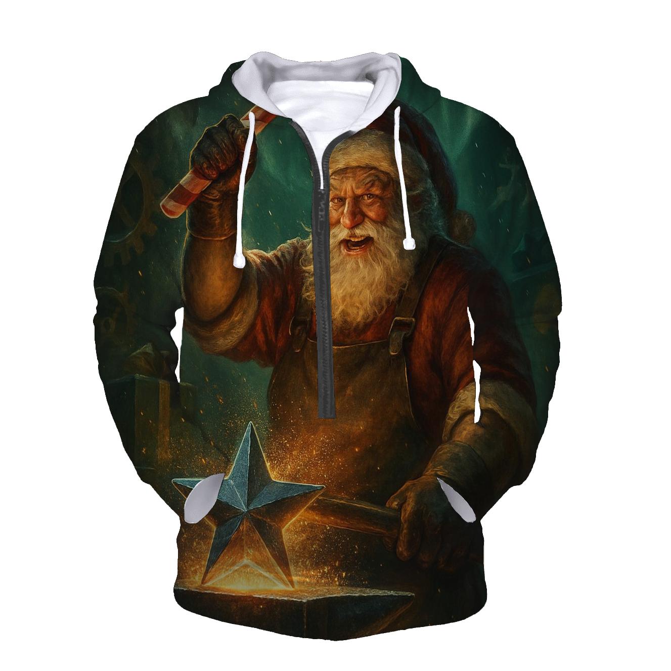 Aurora Forge Santa designer hoodies
