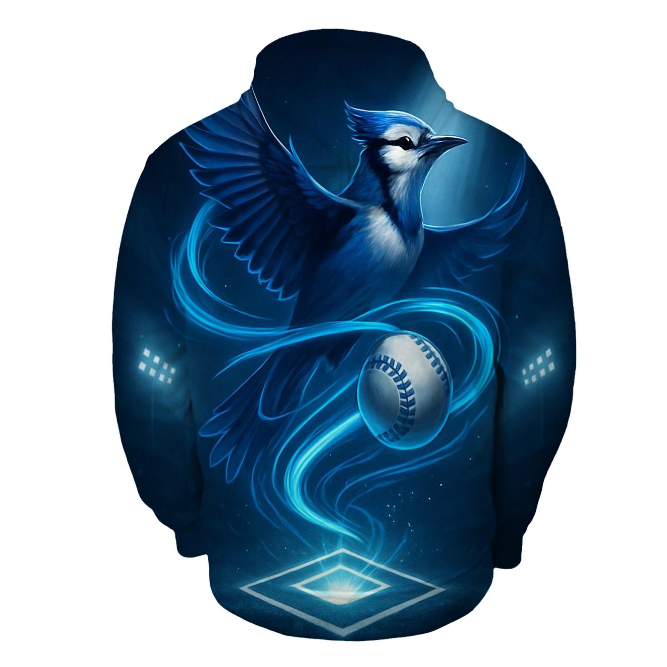 Aurora Diamond Surge Blue Jays zip-up hoodies