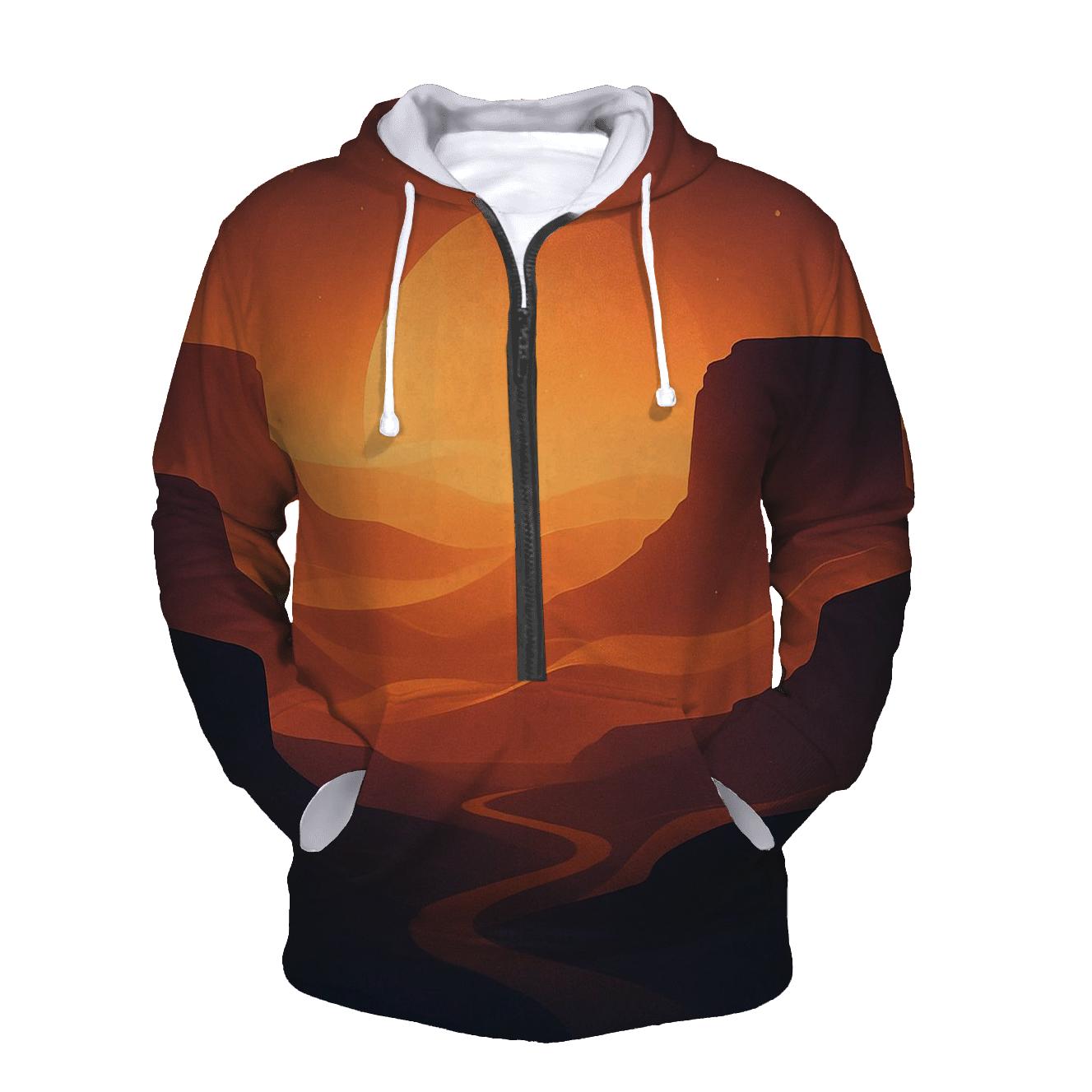 Canyon Glasswind Sunset embroidered hoodies