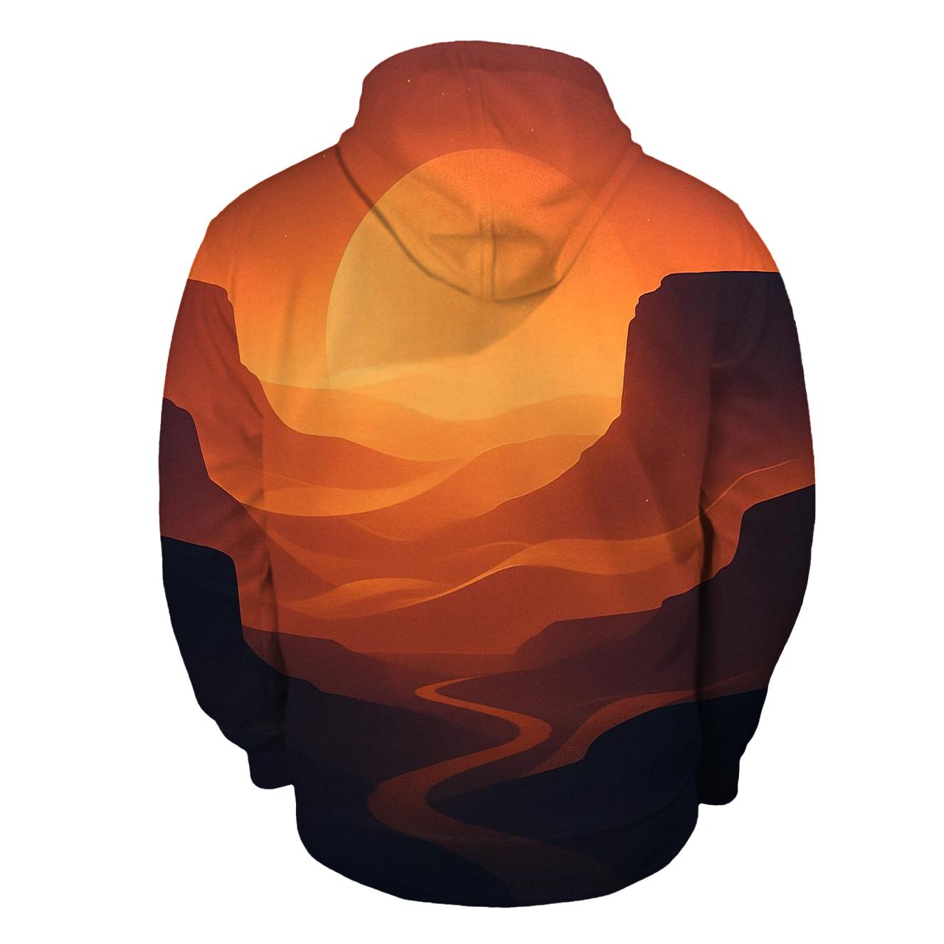 Canyon Glasswind Sunset embroidered hoodies